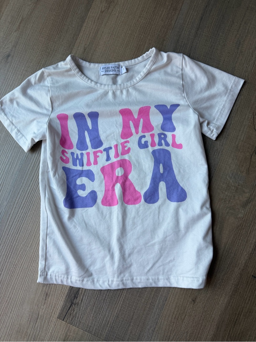 Rylee Faith Girl’s' 'In My Swiftie Girl Era' Pink & Purple Graphic Tee